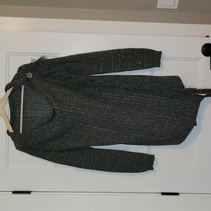 Boho asymmetrical fringe cardigan